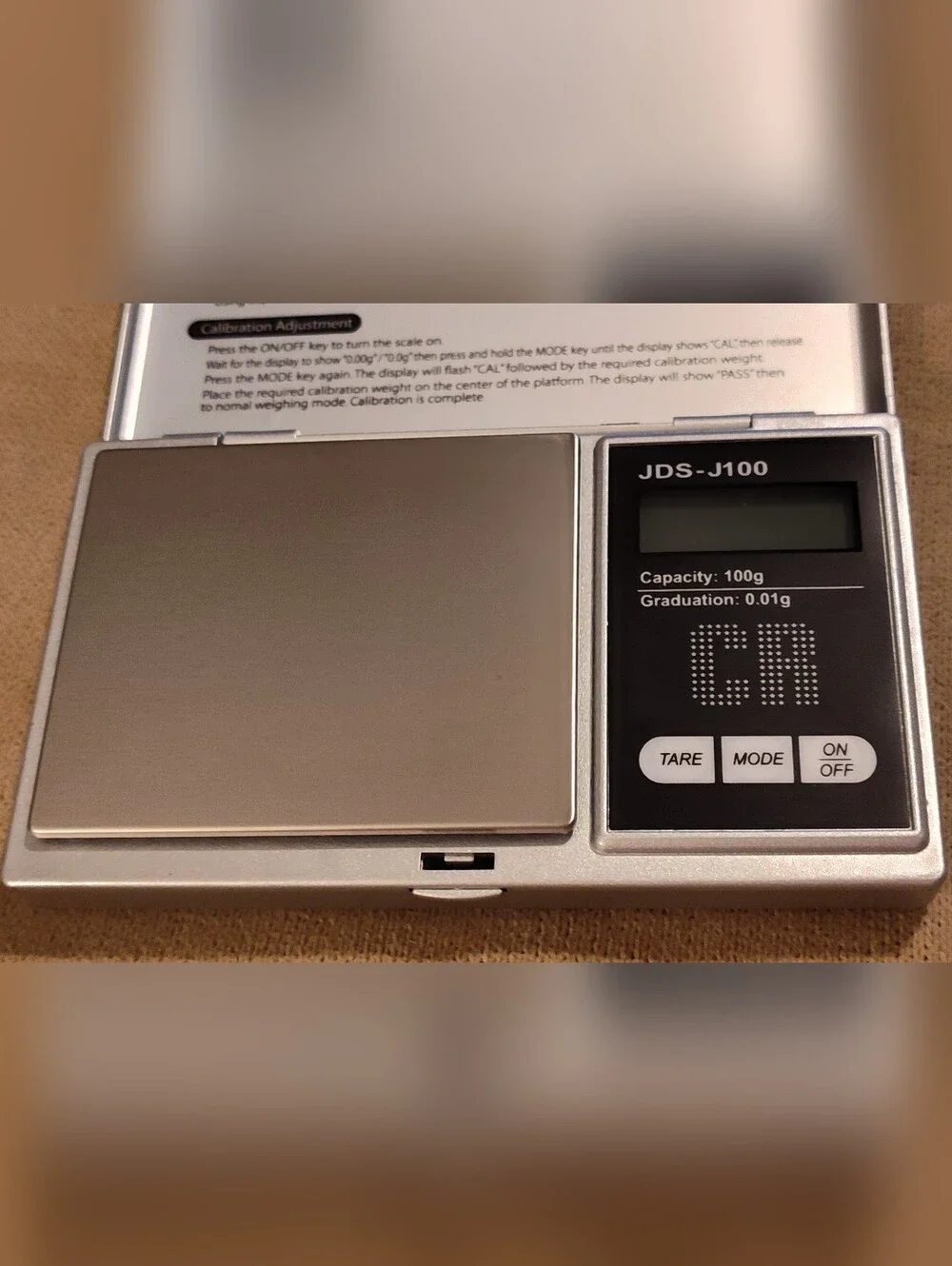 Silver C.R Weighing Scale (Perfect For Jewelry)